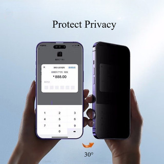 [Hỗ trợ mở khóa vân tay] Phim kính cường lực bảo mật cho Vivo IQOO 15 13 NEO 10 Pro 9S Pro Plus 3 chiếc Phim thủy tinh Bảo vệ màn hình chống gián điệp