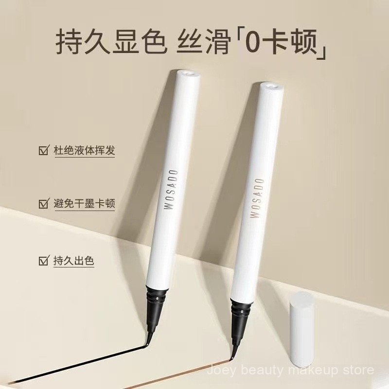 Bút kẻ mắt lông mi WOSADO Bút chì kẻ lông mày mượt VPZZ