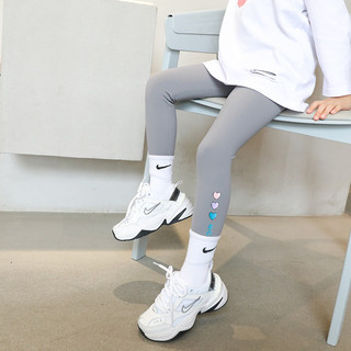 QuầN Legging Cao CấP MớI Cho Bé GáI ThiếT Kế In HìNh TráI Tim, Phong QuầN Bí Cho Bé GáI