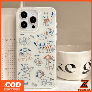 Thích hợp cho OPPO Reno 15F Reno14F Reno14pro Reno13F Reno13 Reno11 Reno11 F Reno10Pro Reno8T Reno8Z Reno7Z Reno6Z Reno8 Reno5 Reno4 Graffiti hoạt hình mèo và chó con IMD chống sốc T