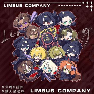 Móc khóa Anime của công ty Limbus ‌DonQuixote Ryōshū Hong Lu Nam Móc Chìa Khóa Cho Nữ Hoạt Hình Hình Acrylic Móc Khóa Mặt Dây Chuyền Quà Tặng