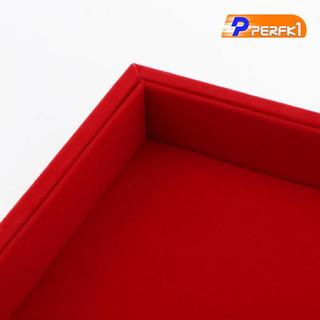 Schmucktablett Schmucklade Giá đỡ trang sức được làm bằng da lộn nhân tạo, Hộp đựng bông tai trang sức để lưu trữ đồ trang sức