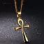 Mặt dây chuyền AqToCna Ai Cập Ankh Crucifix Nelaces Mặt dây chuyền Trang sức Quà tặng Dây chuyền AqToCna