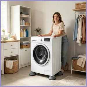 Miếng đệm chống rung Máy giặt 4 miếng Giảm tiếng ồn Bộ ổn định chống trượt Máy giặt Miếng đệm thấm sốc mueadsyvn