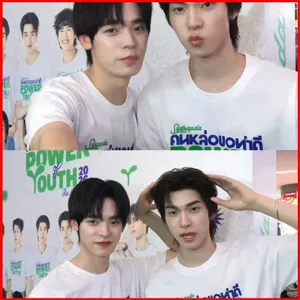 GC1 TeeTeePor Tewdach Chaiwong Porsuppakarn cotton dày Áo thun người hâm mộ quà tặng tay ngắn hàng đầu GC1