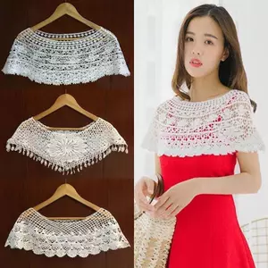 Nữ Đan Rỗng Ra Khăn Choàng Quấn Đám Cưới Cô Dâu Đầm Dạ Hội Ren Khăn Choàng Cưới Hoa Hướng Dương Ren Shrug Cape Poncho VN