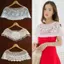 Nữ Đan Rỗng Ra Khăn Choàng Quấn Đám Cưới Cô Dâu Đầm Dạ Hội Ren Khăn Choàng Cưới Hoa Hướng Dương Ren Shrug Cape Poncho VN