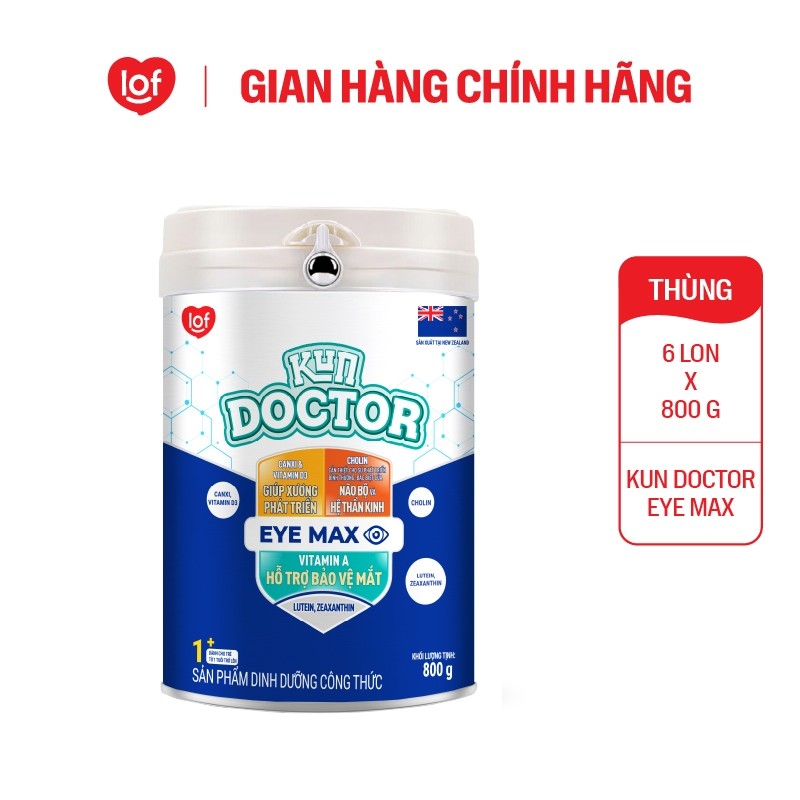 [Shopee VIP] Sữa bột dinh dưỡng Kun Doctor 1+ chọn vị lon 800gr