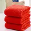 MAKY Big Red Dập Nổi Happy Word Khăn Đỏ Đất Nhung Thi Cưới Khăn Tay VN