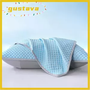 Tấm bảo vệ gối GUSTAVA, Vỏ gối Cotton cách ly, Vỏ gối chống mồ hôi chống thấm nước thoải mái cho hộ gia đình