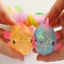 QEARY Đồ Chơi Squishy Hình Bò Hoạt Hình, Cá Vàng Nhiều Màu Sắc, Cảm Giác Sáng Tạo, Phục Hồi Chậm, Giảm Lo Âu