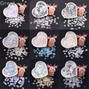 Tuyệt Vời 1080 Chiếc Hoa Sequin Trang Trí Tiệc 7 Mm Phụ Kiện May Lấp Lánh