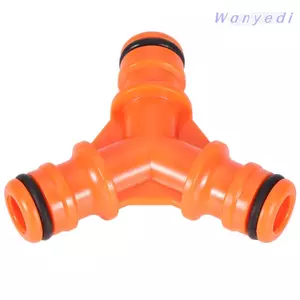 Bộ chia ống WANYEDI, Đầu nối ống 3 chiều ABS, Đầu nối G1 / 2 bền G3 / 4 Đầu nối thiết kế hình chữ Y Bộ chia 3 chiều Tưới vườn