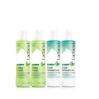 Bộ 2 Chai DDVS Phụ Nữ Lactacyd Cool Sensation 250ml + 2 Chai Lactacyd Odor Fresh 250ml