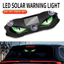 2026 MỚI SOLAR POWERED LED XE CẢNH BÁO LIGHT Chín Đuôi Cáo Năng Động Mắt Quỷ Ánh Sáng Xung Quanh Đa Năng Tự Động Trang Trí Cửa Sổ