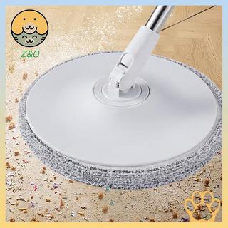 [Z & O] Đầu lau nhà tròn 25cm Vải xoay để lau sàn Tấm lót thay thế nhà Phụ kiện đa năng Khăn xoay 360.