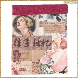 400 Cái Tạp Chí Rác Vintage DIY Chất Liệu Giấy Nhật Ký Vật Dụng Giấy Thêu Sò Giấy Retro Trang Trí Tạp Chí Tiếp Liệu