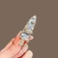 MAUROPOLI Dreamy Ocean Blue Starfish Đuôi Cá Kẹp Tóc Nữ Phong Cách Mới Trán Bên Nổ Kẹp Tinh Tế Phù Hợp Với Tóc Gãy Mỏ Vịt Kẹp