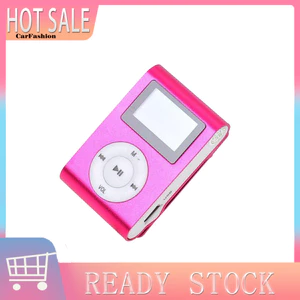 < CarFashion > Màn hình LCD USB Mini kẹp MP3 Micro SD TF Card Hỗ trợ máy nghe nhạc thể thao