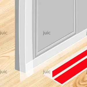 Nút chặn dự thảo cửa hình chữ T JUIC 3 / 6M, Dải niêm phong silicon chống gió cho khe hở Windows, Dải thời tiết tự dính chuyên nghiệp bên khung cửa