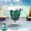 DONOVANQQ Cốc thủy tinh uống nước 300ml, trang trí cây thông Noel, ly hai lớp giữ nhiệt, quà tặng dịp Giáng Sinh