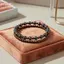 HFSHY Hematite Vòng Tay Đính Hạt Nâu 1 / 2 Chiếc Bề Mặt Co Giãn Đánh Bóng Nhẹ Trang Sức Thời Trang Cho Ngày Lễ Mặc Hàng Ngày VN