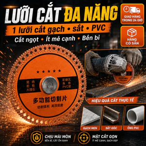 🔥Giá sốc🔥Dia Cat Da Nang Cong Nghiep Cho May Mai Goc |Luoi Cat Kim Loai Gach Da PVC |Dia Cat Hop Kim Chiu Mon Cat Ngot