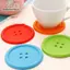 Nhíp 1 / 3 / 5 Cái Miếng Lót Cốc Silicon Có Thể Tái Sử Dụng Chống Trơn Trượt Cách Nhiệt Chống Thấm Nước Đế Lót Ly Cho Nhà Thanh Bàn Cà Phê Trà Uống Sử Dụng VN
