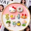 Set Charm Hello Kitty Mùa Hè Biển Xanh Premium – Beach Vacation Kawaii Resin Trang Trí Dép Cute Tropical Summer