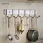 GCDHome Thép không gỉ Không Rỉ Phòng tắm Dính chắc Quần áo Móc treo HOT