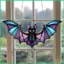 Đồ trang trí dơi cho Halloween Acrylic Đồ dùng dự tiệc chịu thời tiết ngộ nghĩnh Đồ trang trí Halloween Bát Nghệ thuật treo tường cho jiwvn
