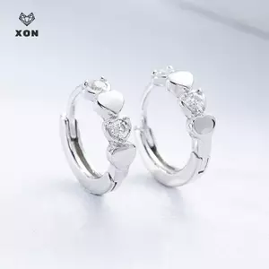 Bông tai trị liệu Trọng lượng Acupoints Cặp giảm béo Tai mỏng Giảm từ tính cơ thể [Mina]