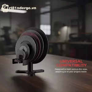 GE Chắc Chắn 125 Mm Giá Đỡ Đĩa Mài Cho Dụng Cụ Mài Mòn Nhựa Xưởng Sẵn Sàng Để Bàn Làm Việc Lưu Trữ Đĩa VN