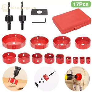 GE 19-127mm Bộ Cưa Lỗ Cốc Gỗ Thái Mũi Khoan Cho Thạch Cao Gỗ PVC Nhựa Mật Độ Ban Kim Loại Dụng Cụ Chế Biến Gỗ VN