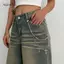 AqToCna Punk Nhiều Lớp Kim Loại Ngôi Sao Chữ Thập Mặt Dây Chuyền Quần Hip Hop Eo Móc Khóa Quần Jean Dây Xích Nữ Hợp Thời Trang Trang Phụ Kiện Trang Sức Quà Tặng AqToCna
