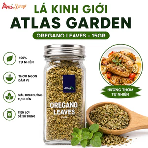 Lá Kinh Giới Atlas Garden Oregano Leaves 15gr, Gia Vị Nhập Khẩu Chính Hãng Chuẩn Vị Nhà Hàng