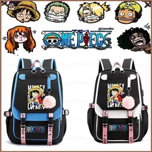 Ba lô SQ11 ONE PIECE Monkey D Luffy dành cho học sinh Túi đi học Anime nhẹ dung tích lớn