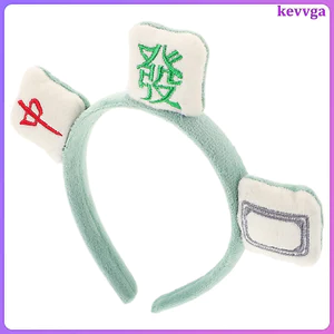 Trang Phục Băng Đô Rửa Mặt Băng Đô Quấn Tóc Đáng Yêu Mạt Chược Mũ Đội Đầu Băng Đô Quấn Tóc Cho Nữ Kevga