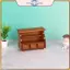 POWER 1 Bộ 1 / 12 Nhà Búp Bê Bằng Gỗ Retro Tủ Trưng Bày Với Mô Hình Sofa Nội Thất Mini Thực Tế Cho Cảnh Phòng Khách.