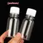 5 Chai Nhựa Nhỏ 60ML Chai Gừng Có Nắp Chai Nước Mini Có Thể Tái Sử Dụng Chai Chất Lỏng Chống Rò Rỉ