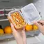 Ziyulinyuk Thịt Hộp Bảo Quản Di Động Tủ Lạnh Rau Quả Tươi Giữ Hộp Tổ Chức Hộp Phô Mai Trong Suốt Nhà Bếp VN