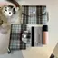 HFSHY Girls Mini Dark Coffee Kẻ Sọc Ví Thời Trang Mỏng Thẻ Ví Giữ Ngân Hàng ID Photocards Nhẹ Di Động Cho Trường Học Quà Tặng Mua Sắm VN