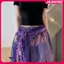 JASMINE Tinh Tế Kim Sa Lấp Lánh Dây Thắt Lưng Cho Nữ Bé Gái Bụng Nhảy Múa Đính Kim Sa Lấp Lánh Dây Xích Trang Phục Hông Khăn Dancer Váy JASMINE