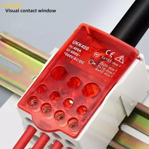 Đường ray công nghiệp Pealike 8 bộ chia đầu ra tương thích bằng đồng thau Sử dụng trong thời gian dài
