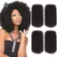 Afro Kinky Số Lượng Lớn Xoăn Xoắn Tóc 10 Inch Afro Xoăn Số Lượng Lớn Tóc Con Người Bện Tóc Dành Cho Nữ Mới