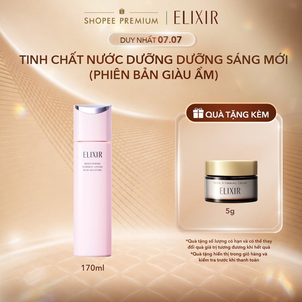Tinh chất lotion Collagenerator dưỡng sáng da & ngăn ngừa lão hóa mới ELIXIR BRIGHTENING LOTION RICH 170ML (giàu ẩm)