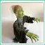 Halloween Bãi Cỏ Cọc Mặt Xanh Mắt Đỏ Thủ Công Ngoài Trời Trang Trí Halloween Cho Bãi Cỏ Sân Vườn Trước Con Đường jiwvn