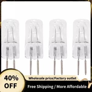 4 220V 35W G5, nguồn điện 3 pin bóng đèn halogen kép màu trắng ấm
