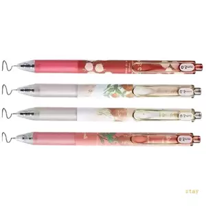 Stay 4 Bút Gel Họa Tiết Hoa Hồng Với 0 5MM Đầu Mực Đen Để Ghi Chú Ghi Chú Ghi Chú