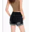 2026 Phong cách mới Plus Size Fat mm Quần short Denim uốn cong dành cho nữ Mùa hè Mỹ Quần short siêu mỏng vừa vặn dáng ôm hơn Quần hot Girl